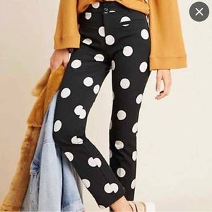 Anthropologie Polka Dot The Essential Collection Pants